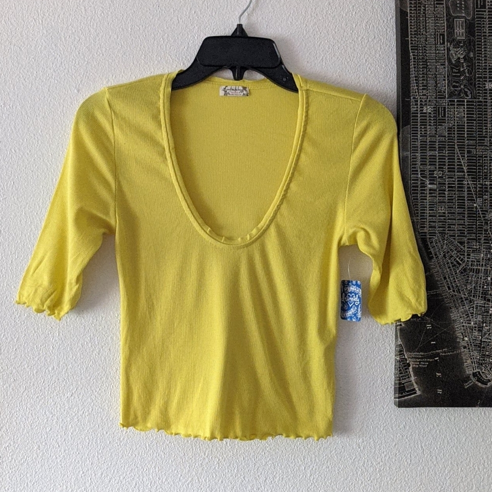 {Free People} Brand New Up Late Crop Top & Shorts - Picture 5 of 11